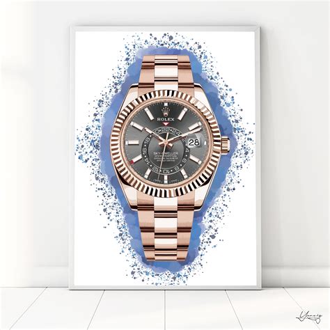 Rolex wall art